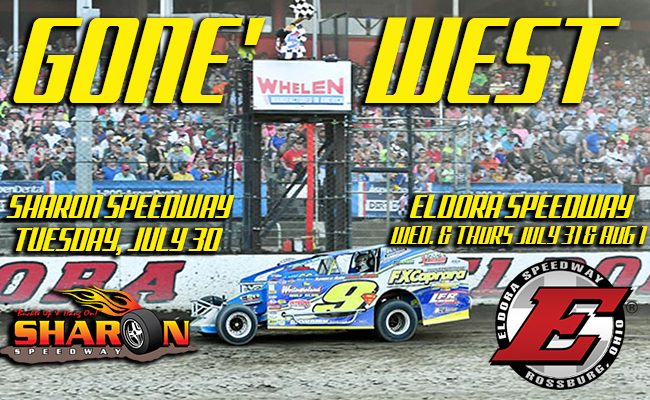 THE SERIES HEADS WEST TO SHARON AND ELDORA