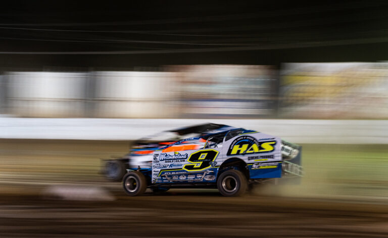 Matt Sheppard racing at Orange County Fair Speedway