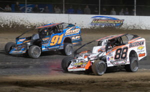 Billy Decker and Mat Williamson race at Weedsport