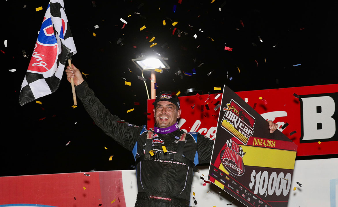 DIAMOND LOCK-IN: Stewart Friesen Wins at Big Diamond, Earns Guaranteed Starting Spot at Super DIRT Week