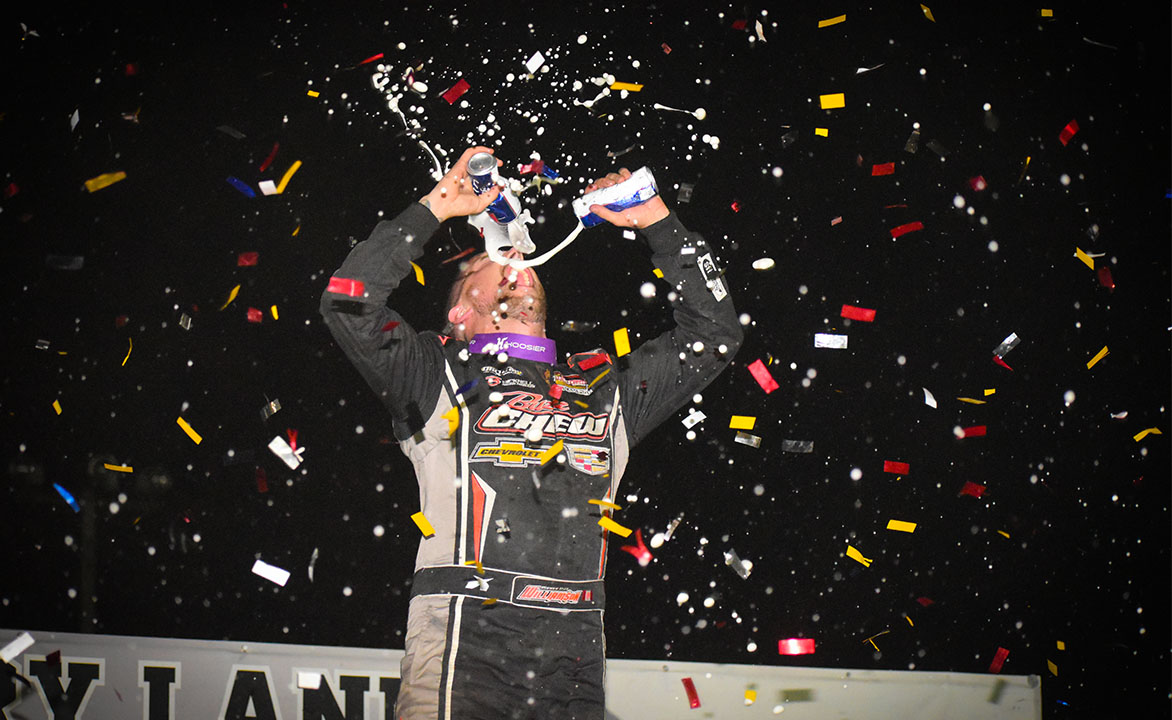 MISSION ACCOMPLISHED: Mat Williamson Earns First Super DIRTcar Series Victory at Land of Legends