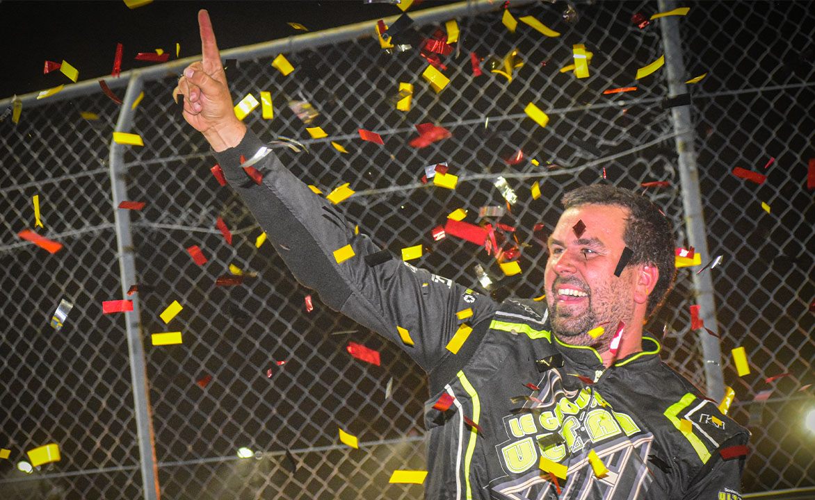 BREAKING THE STREAK: Michael Parent Becomes First French-Canadian Super DIRTcar Series Feature Winner at Drummond Since 2002